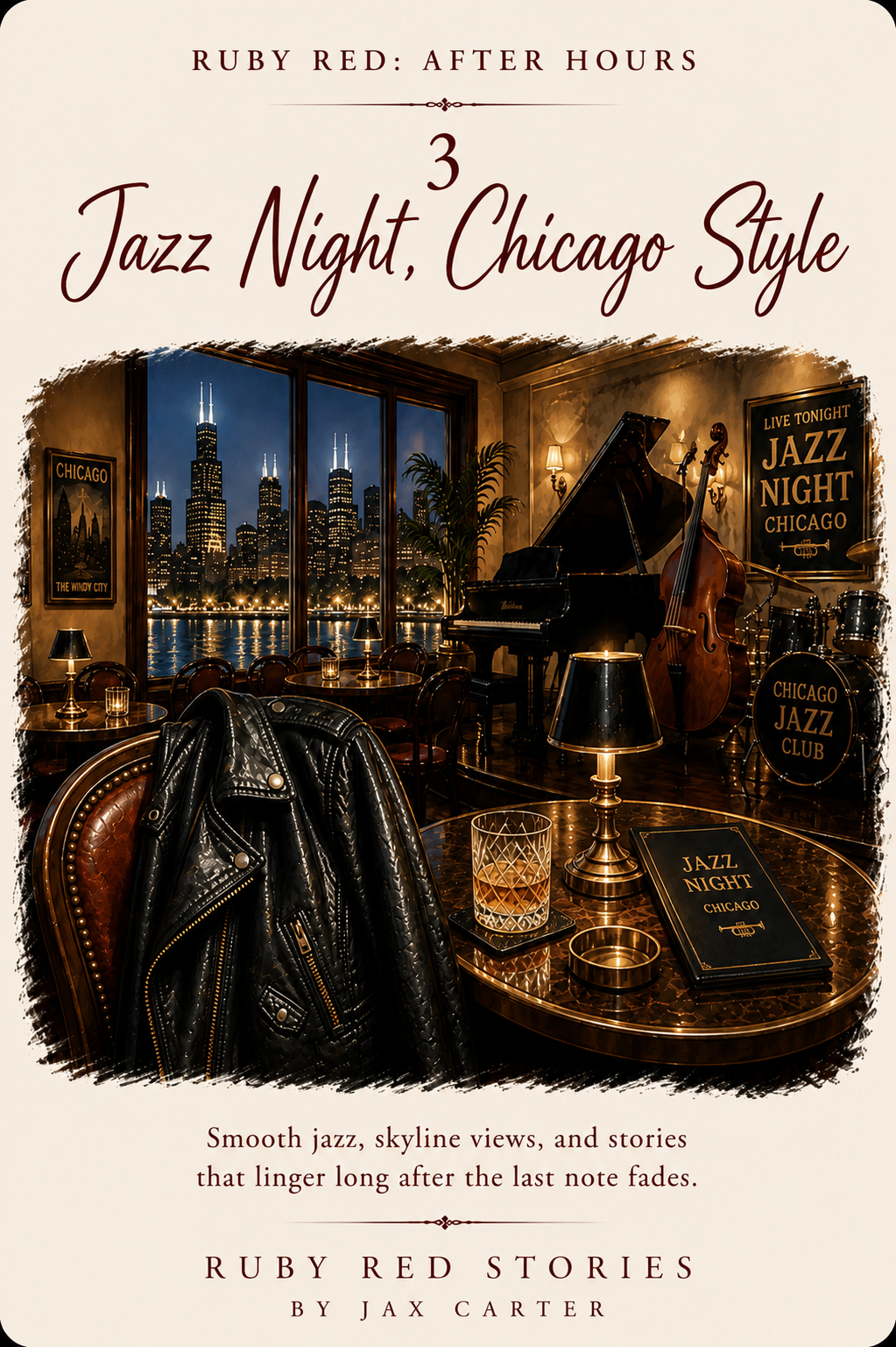 Jazz Night with Ruby Red in CHicago. Romantic short story